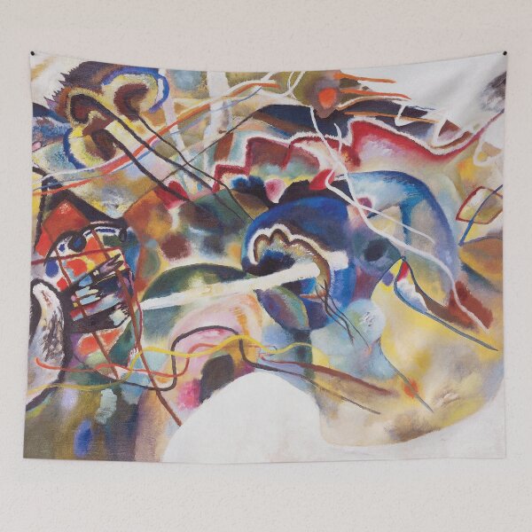 Item preview, Vintage Kandinsky Abstract Painting designed and sold by Vintage Designs +.