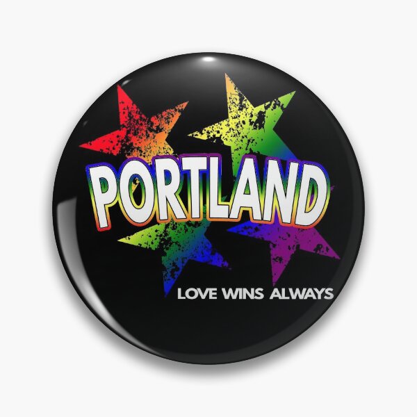 Item preview, Portland Gay Lesbian Pride Rainbow Stars Equality LGBTQ designed and sold by MoonsmileProd.