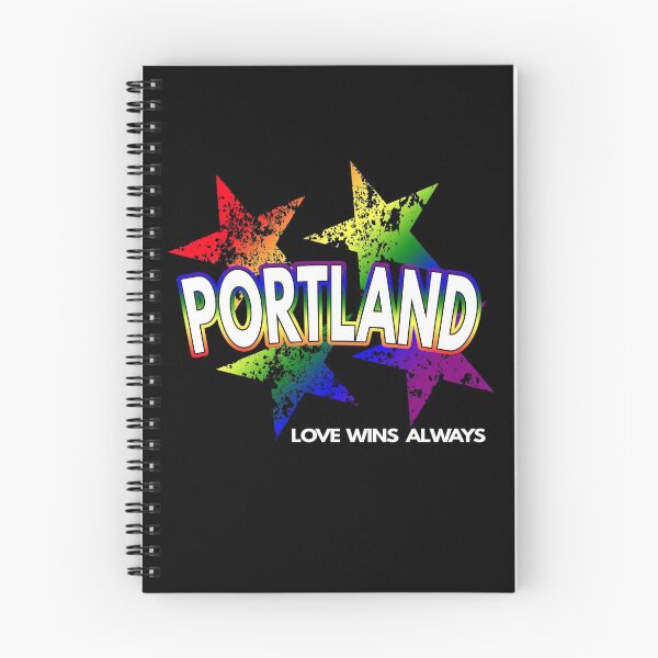 Item preview, Portland Gay Lesbian Pride Rainbow Stars Equality LGBTQ designed and sold by MoonsmileProd.