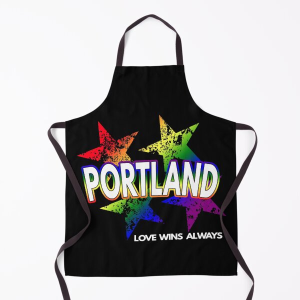 Item preview, Portland Gay Lesbian Pride Rainbow Stars Equality LGBTQ designed and sold by MoonsmileProd.