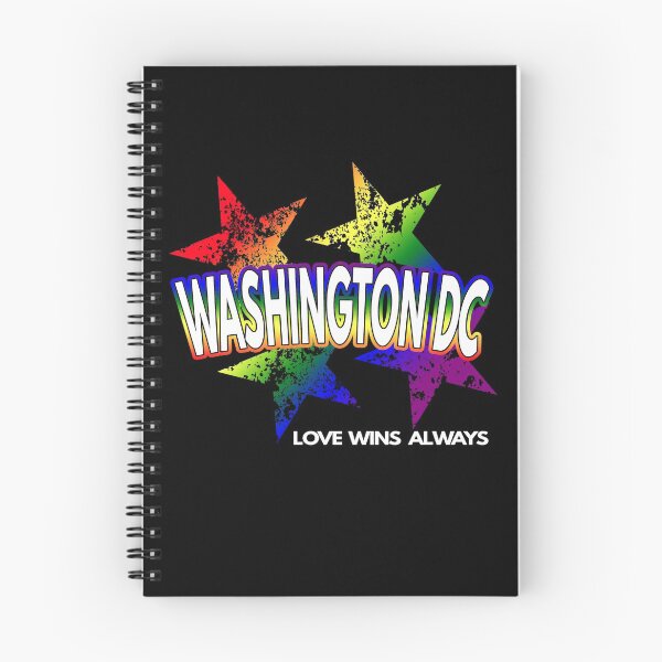 Item preview, Washington DC Gay Lesbian Pride Rainbow Stars Equality LGBTQ designed and sold by MoonsmileProd.