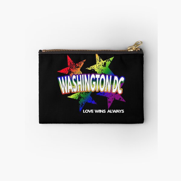 Item preview, Washington DC Gay Lesbian Pride Rainbow Stars Equality LGBTQ designed and sold by MoonsmileProd.