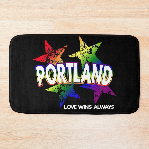 Item preview, Portland Gay Lesbian Pride Rainbow Stars Equality LGBTQ designed and sold by MoonsmileProd.