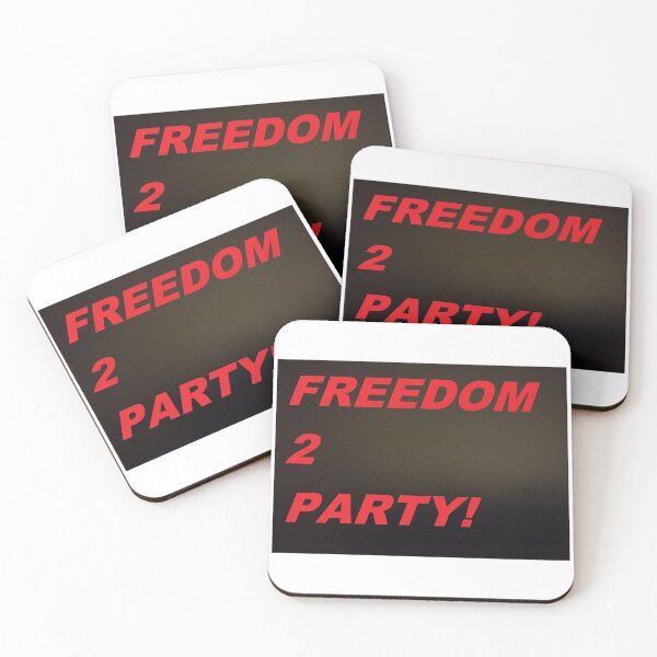 Item preview, Freedom to Party! (Red) designed and sold by JPOempathy.
