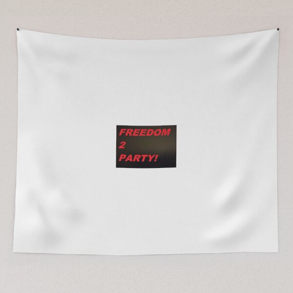 Item preview, Freedom to Party! (Red) designed and sold by JPOempathy.