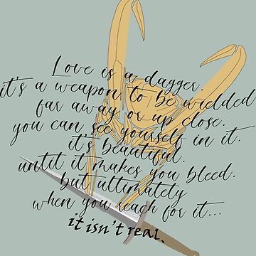 Artwork thumbnail, love is a dagger... by Pinu92