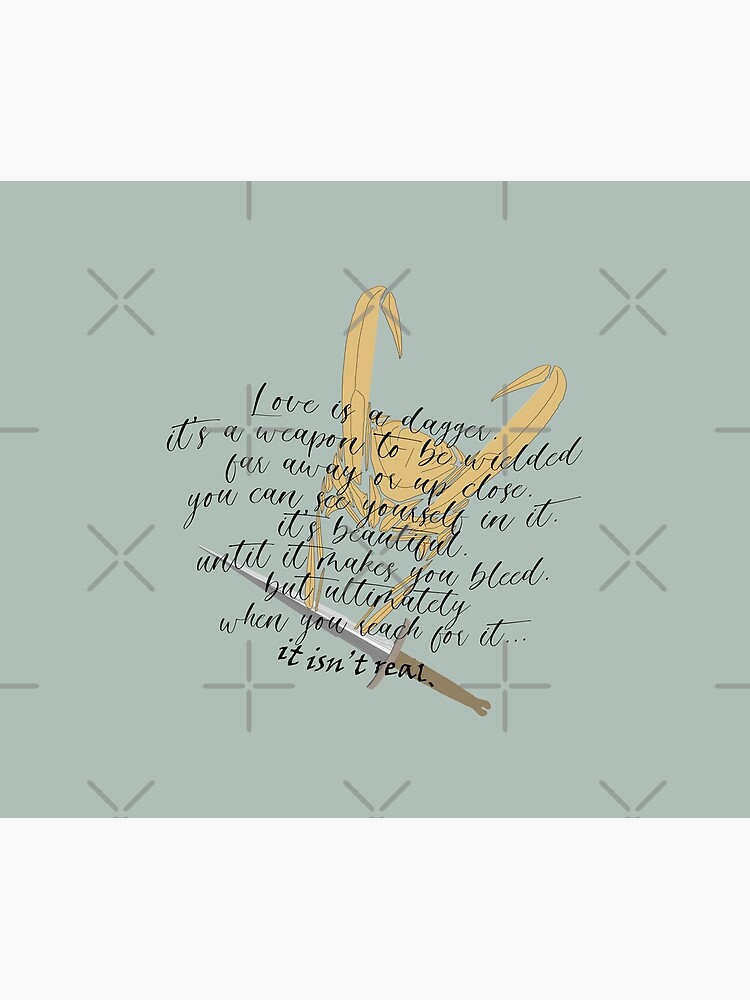 Thumbnail 6 of 6, Throw Blanket, love is a dagger... designed and sold by Pinu92.