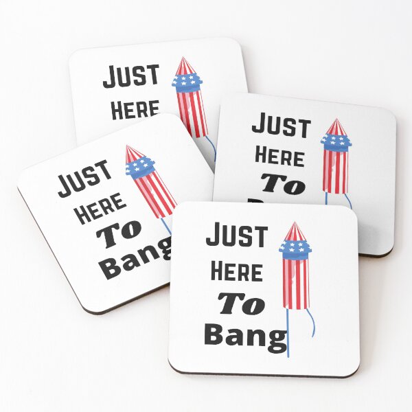 Item preview, Just Here To Bang designed and sold by The Nova Prints .