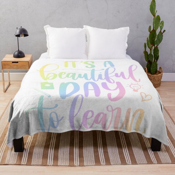 Item preview, Its a beautiful day to learn - inspirational teacher quote/gift designed and sold by PickaSticka.