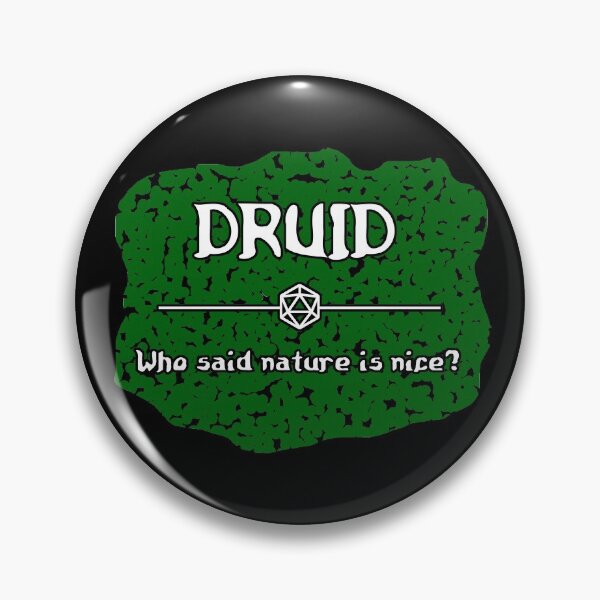 Item preview, Druid - Who said nature is nice? designed and sold by Infrared-mage.