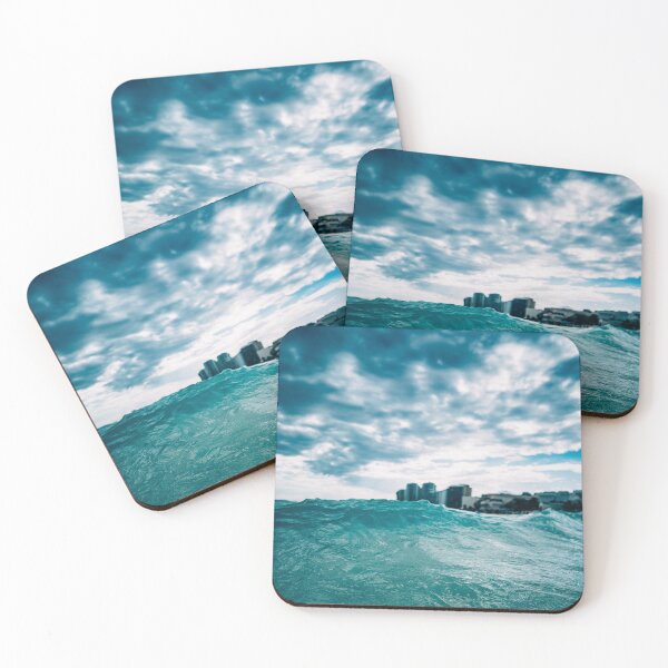 Item preview, Blue ocean waves designed and sold by shopcom.