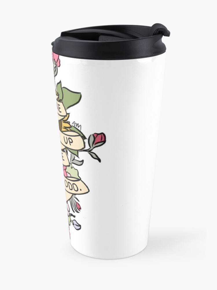 Alternate view of "Things Are Shaping Up To Be Pretty. Odd." Travel Mug