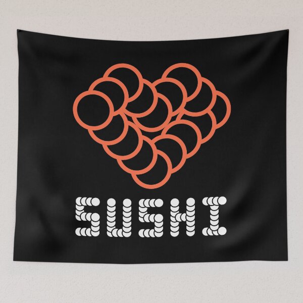 Item preview, I LOVE SUSHI / 04 / Minimal Design designed and sold by in-vectors.