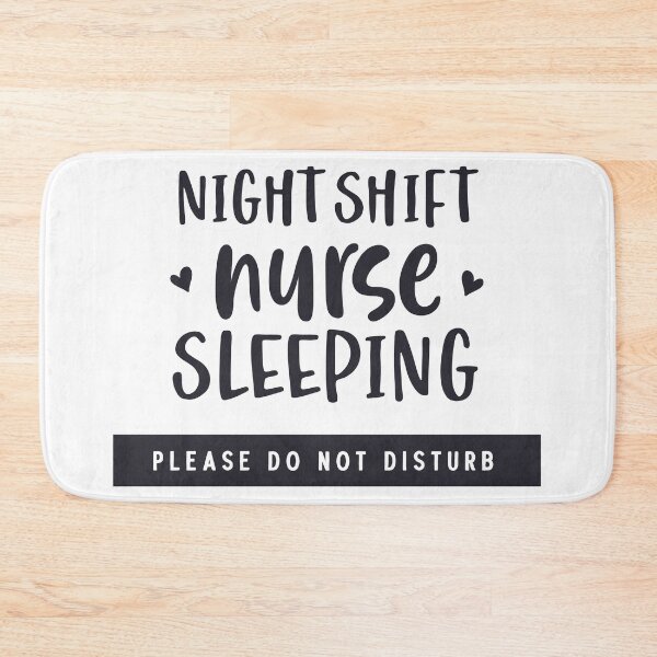 Item preview, Night shift nurse sleeping please do not disturb designed and sold by Ammar-the-goat.