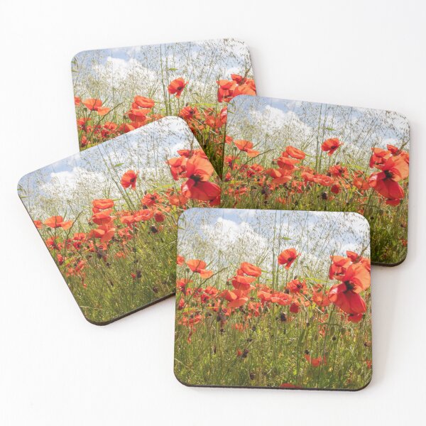 Item preview, Close up photograph of a poppy field designed and sold by DaveBond.