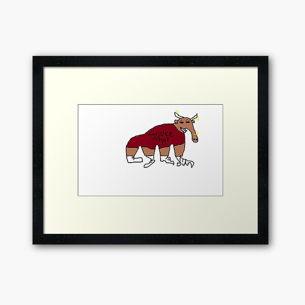 Yak o normandy Framed Art Print