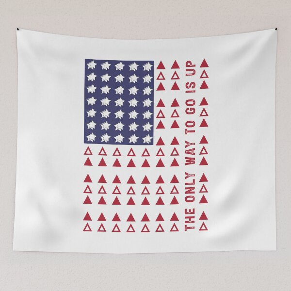 Item preview, Celebrating 4th July American Flag - The Only Way to go is Up designed and sold by Non-Believer.