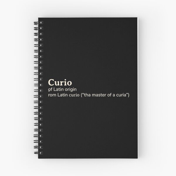 Item preview, Curio name etymology designed and sold by YourNameStory.