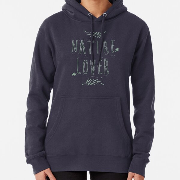Nature Lover - Boho Blue Pullover Hoodie