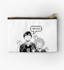 Meow Zipper Pouches Redbubble - denis roblox zipper pouches redbubble