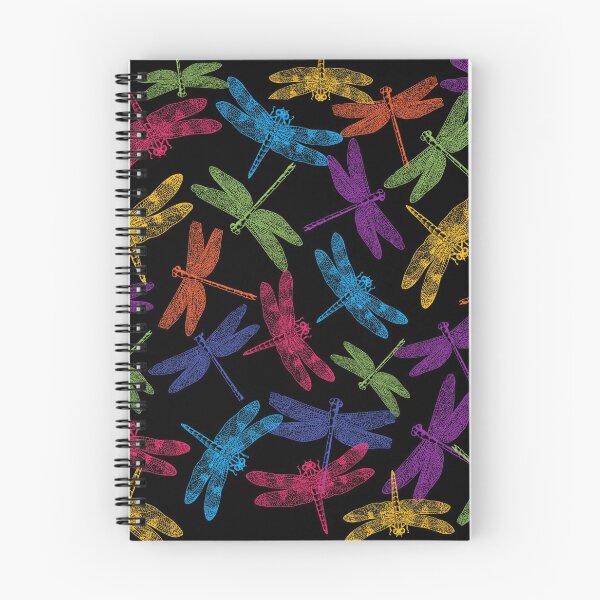 Item preview, COLORFUL DRAGONFLIES ABSTRACT FLYING PATTERN designed and sold by samArtline.