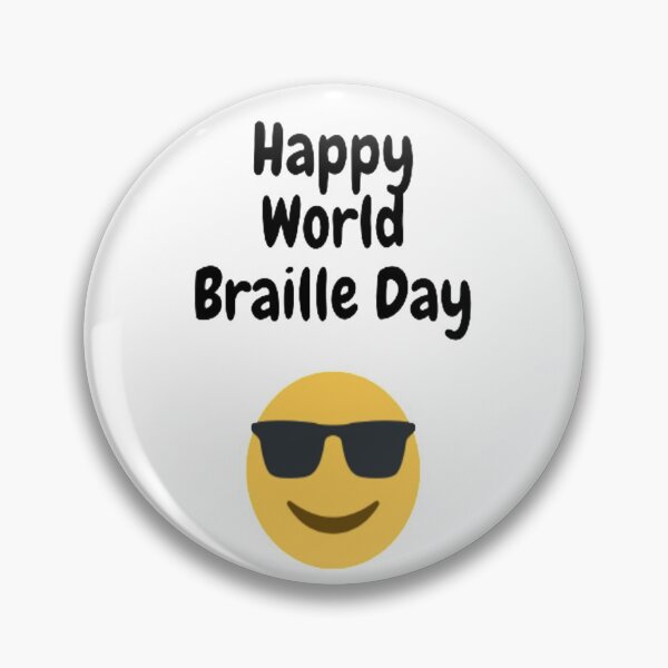 Item preview, Happy World Braille Day designed and sold by Tshirtpedia.