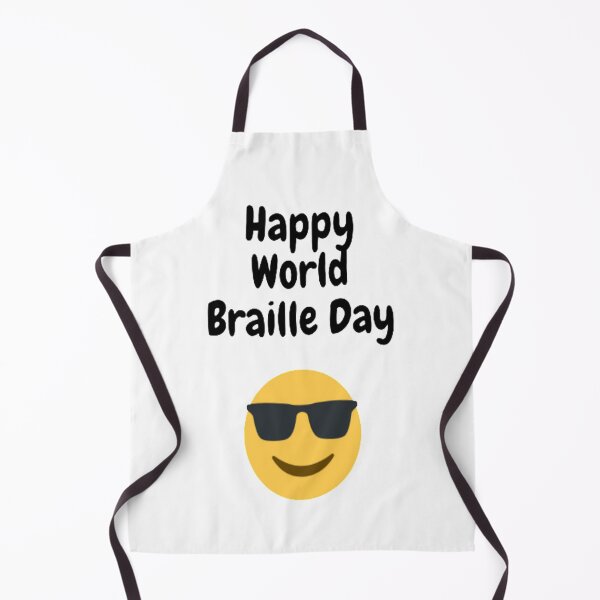 Item preview, Happy World Braille Day designed and sold by Tshirtpedia.