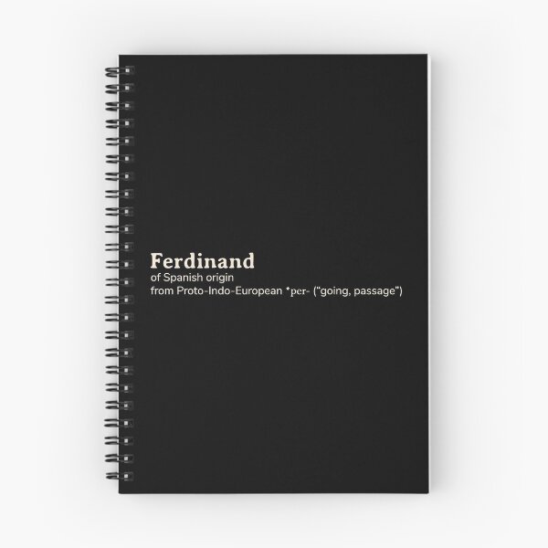 Item preview, Ferdinand name etymology designed and sold by YourNameStory.