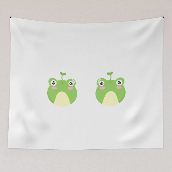 Item preview, Two Little Frogs Who Loves Plants. designed and sold by nightcomets.