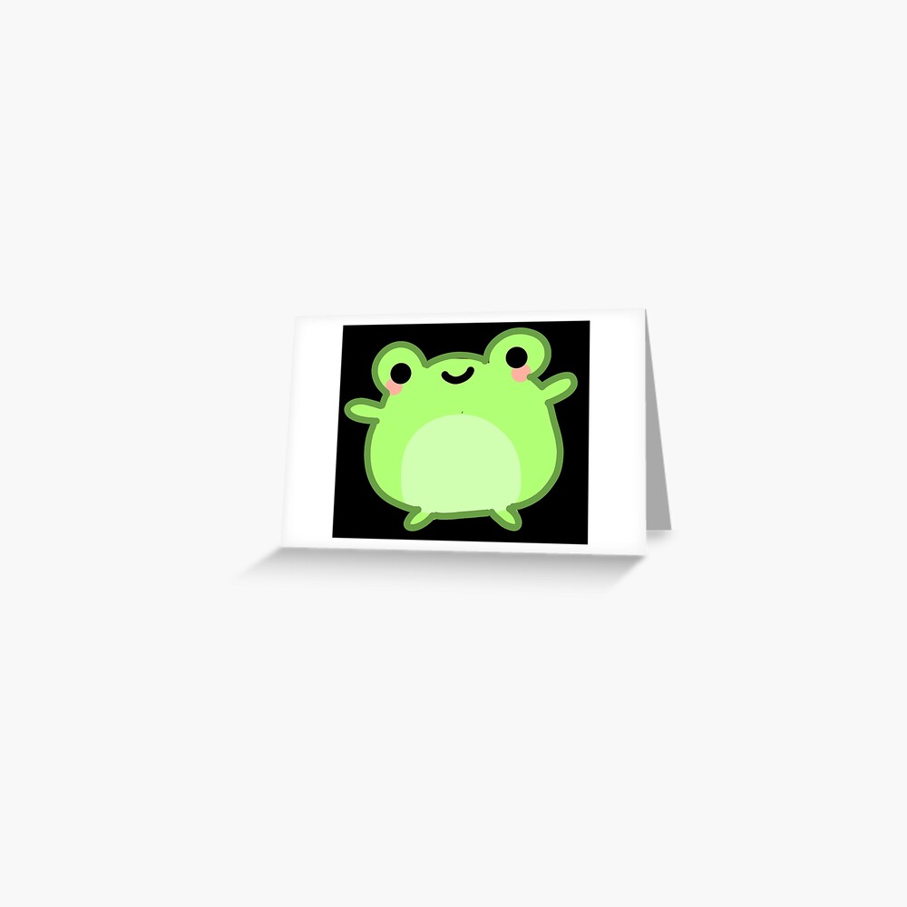 kawaii & happy green frog froggy' Mouse Pad