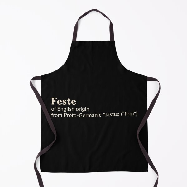 Item preview, Feste name etymology designed and sold by YourNameStory.