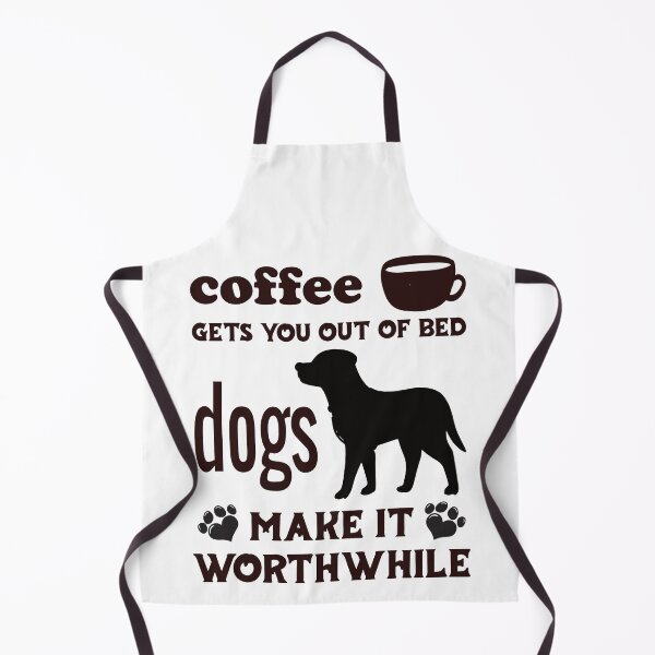 Item preview, Coffee Gets You Out Of Bed - Dogs Make It Worthwhile - Dark Text designed and sold by DerekJSmith.