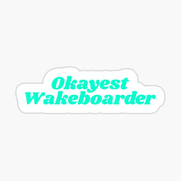 Wakeboarder Wakeboard Wakeboarding Sticker