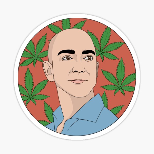 Item preview, Jeff Bezos - Gras designed and sold by ValentinaHramov.