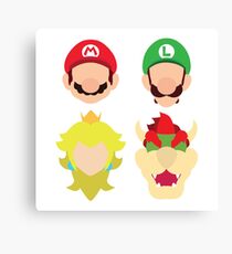 Super Mario Characters Canvas Print