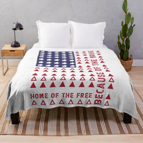 Item preview, Copy of Celebrating 4th July American Flag - Home of the Free Because of the Brave - Horizontal designed and sold by Non-Believer.
