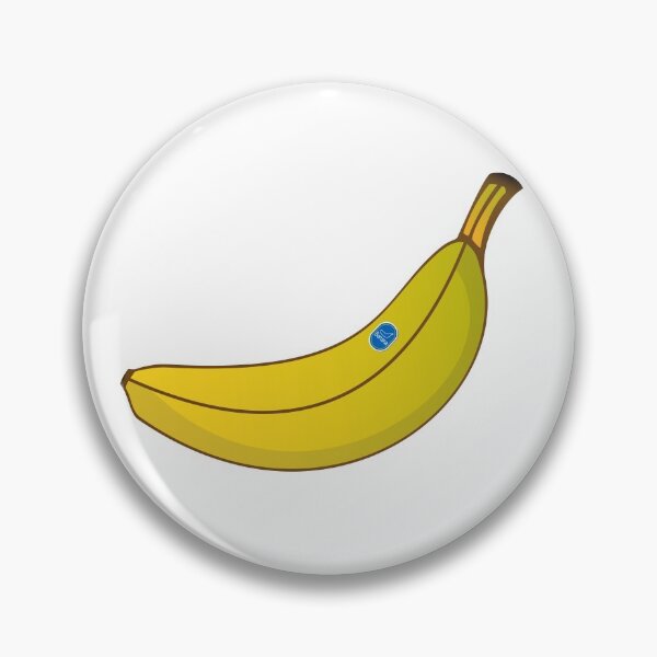 Item preview, Fresh, yellow banana with blue "Banana Sticker" designed and sold by Count4U.