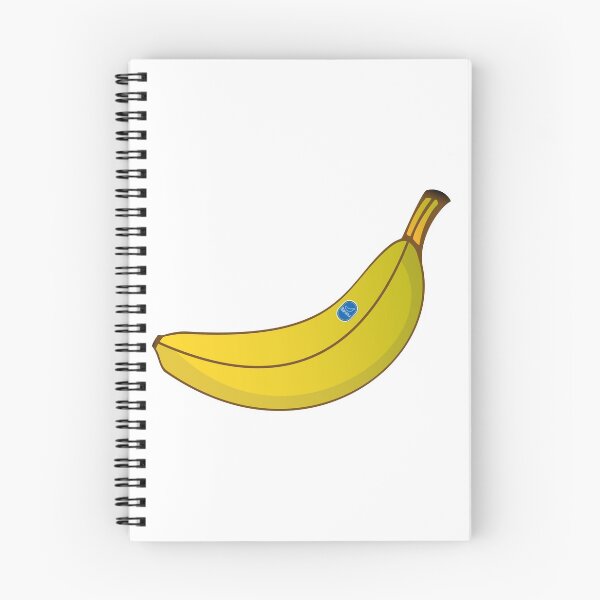 Item preview, Fresh, yellow banana with blue "Banana Sticker" designed and sold by Count4U.