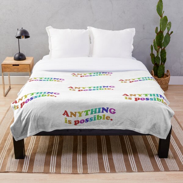 Artikelvorschau, Anything is possible inspirational quote entworfen und verkauft von IceyDel.