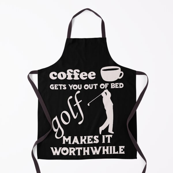 Item preview, Coffee Gets You Out Of Bed - Golf Makes It Worthwhile - Light Text designed and sold by DerekJSmith.