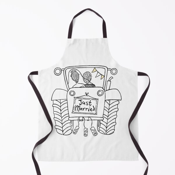 Item preview, Country Wedding Tractor 2 designed and sold by Helen McCartney Designs.