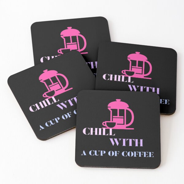 Item preview, CHILL WITH A CUP OF COFFEE designed and sold by A-shell.