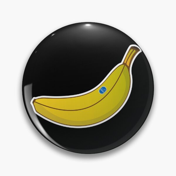 Item preview, Fresh, yellow banana with blue "Banana Sticker" designed and sold by Count4U.