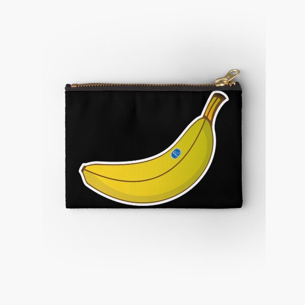 Item preview, Fresh, yellow banana with blue "Banana Sticker" designed and sold by Count4U.