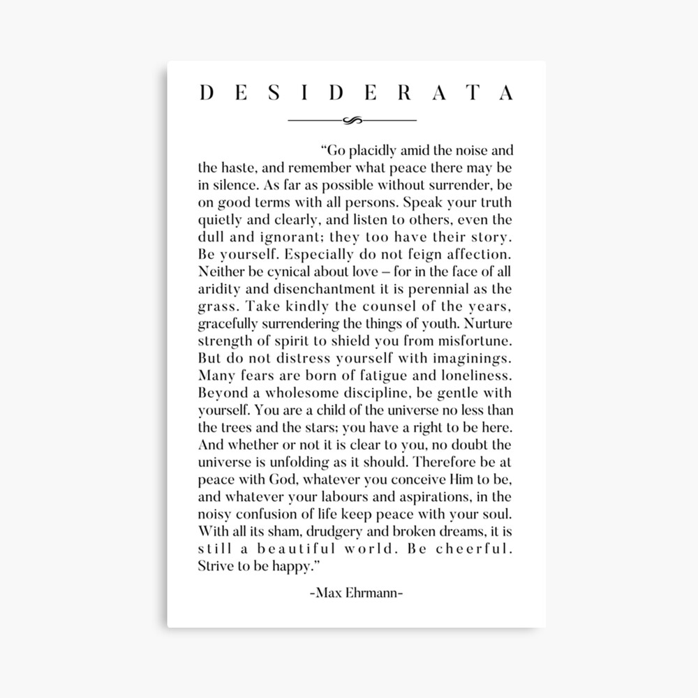desiderata-poem-by-max-ehrmann-art-print-for-sale-by-georgiabdesigns-redbubble