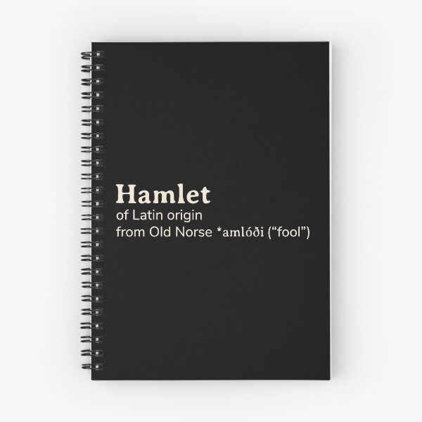 Item preview, Hamlet name etymology designed and sold by YourNameStory.