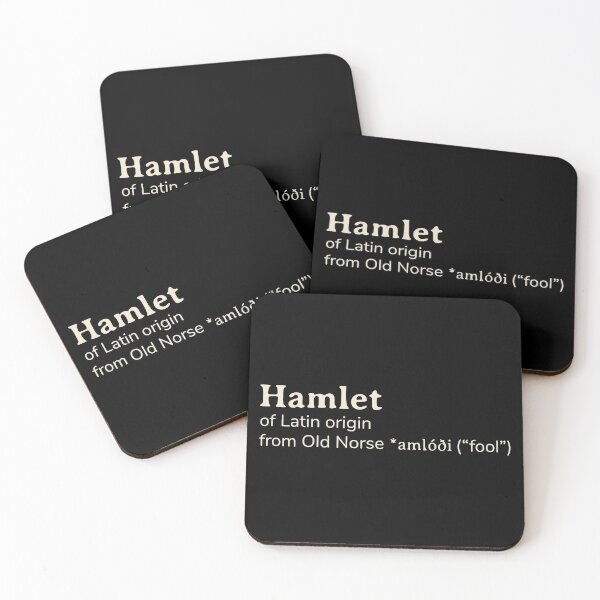 Item preview, Hamlet name etymology designed and sold by YourNameStory.