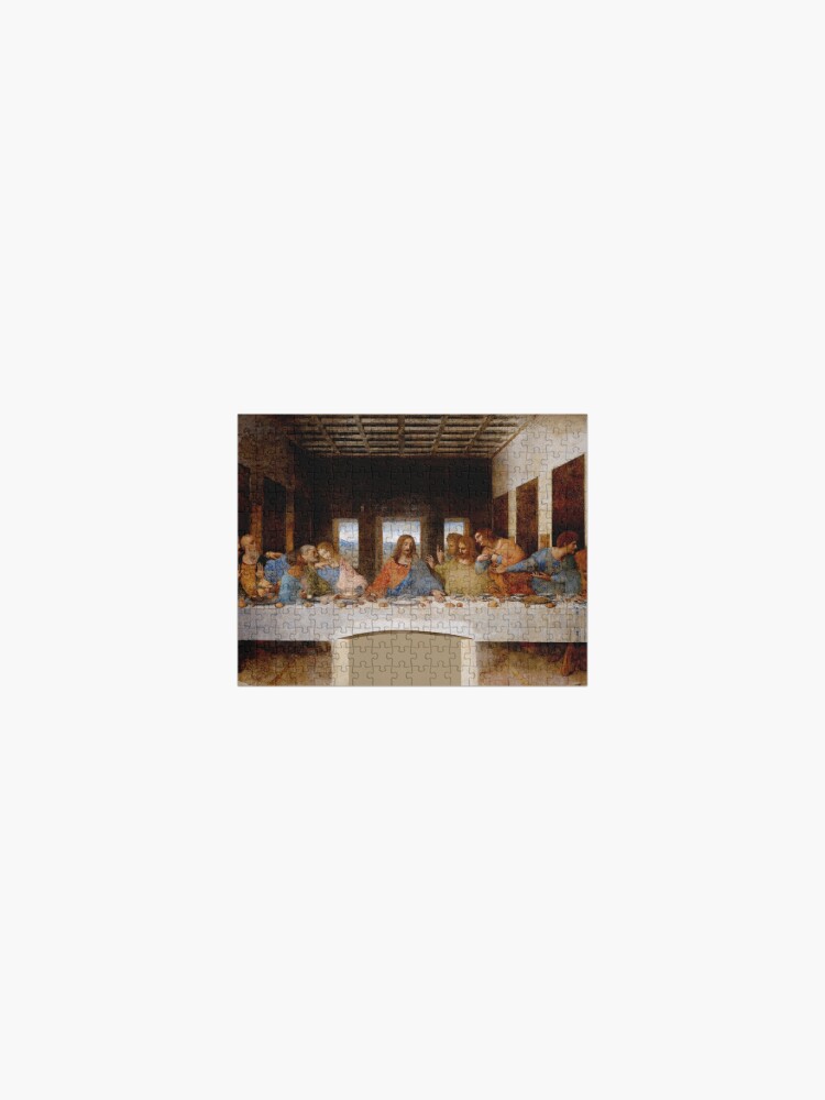 Leonardo da Vinci - The Last Supper, Da Vinci Religious Art Jigsaw  Puzzle for Sale by Gascondi
