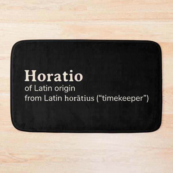 Item preview, Horatio name etymology designed and sold by YourNameStory.