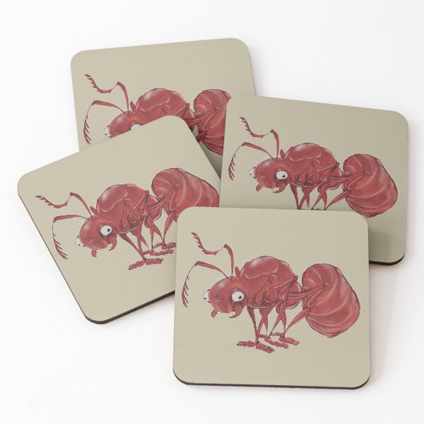 Item preview, Lone Red Ant Graphic designed and sold by HarpWyrmDraws.